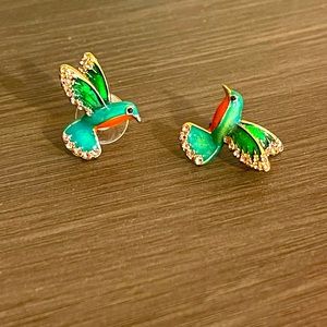 Humming bird earrings